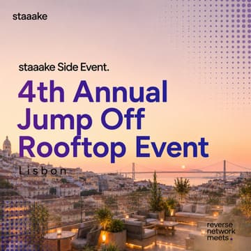 Cover Image for 4th Annual staaake Jump Off Rooftop AI/Tech Event — Reverse Network Meet