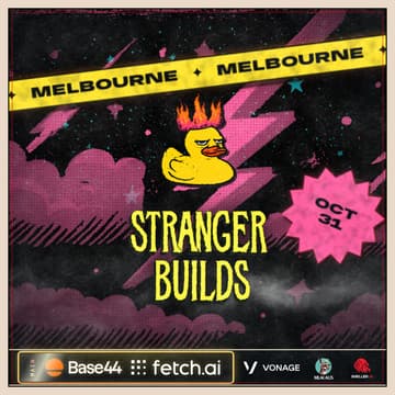 Cover Image for STRANGER BUILDS I Halloween hackathon (MELBOURNE)