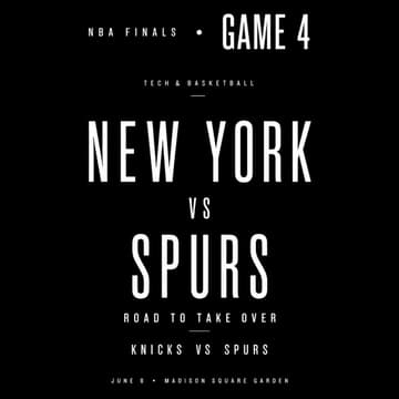 Cover Image for Watch Event NBA Finals Game 4 I Tech & Basketball — Reverse Network Meet