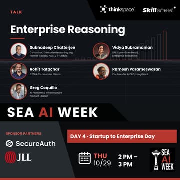 Cover Image for [AI Week] Startup to Enterprise Day Talk: Enterprise Reasoning