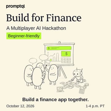 Cover Image for Build for Finance: A Multiplayer AI Hackathon