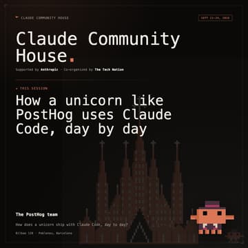 Cover Image for How a unicorn like PostHog uses Claude Code, day by day