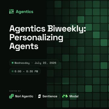 Cover Image for Agentics Biweekly: Personalizing Agents