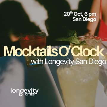Cover Image for Mocktails O'Clock | with Longevity San Diego