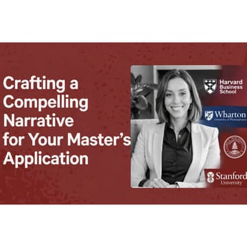 Cover Image for Crafting a Compelling Narrative for your Master's Application