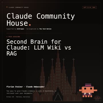 Cover Image for Second Brain for Claude: LLM Wiki vs RAG