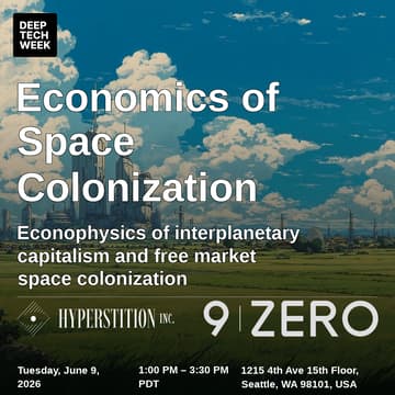 Cover Image for Economics of Space Colonization: Econophysics of interplanetary capitalism and free market space colonization
