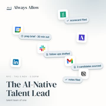 Cover Image for The AI-Native Talent Lead