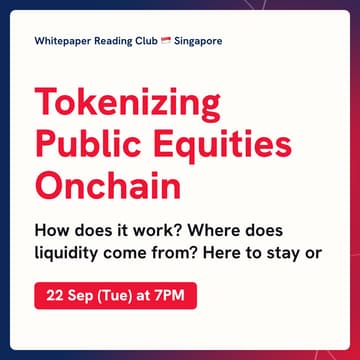 Cover Image for RWA Tokenization of Public Equities Onchain