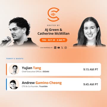 Cover Image for The AI Collective Podcast with AJ & Catherine: Thursday, Oct 29