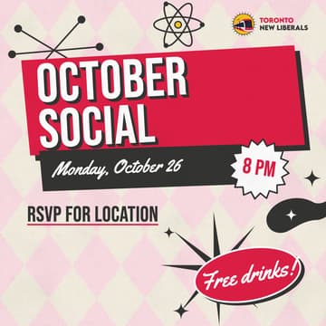 Cover Image for Toronto New Liberals - October Social