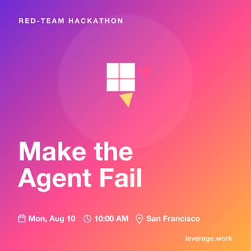 Cover Image for Make the Agent Fail