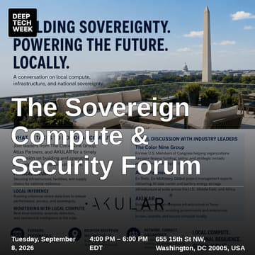 Cover Image for The Sovereign Compute & Security Forum