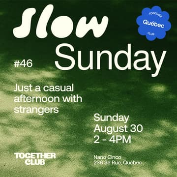 Cover Image for Slow Sunday *Québec* #46 – Nano Cinco