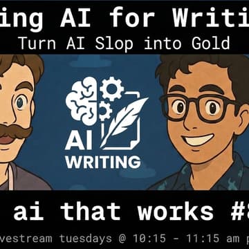 Cover Image for 🦄 ai that works: Using AI for Writing