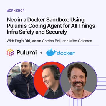 Cover Image for Neo in a Docker Sandbox: Using Pulumi’s Coding Agent for All Things Infra Safely and Securely (EU)