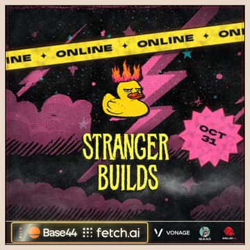 Cover Image for STRANGER BUILDS I Halloween hackathon (ONLINE)