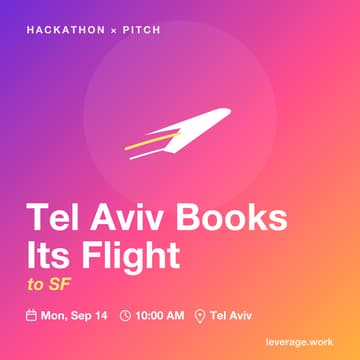 Cover Image for Tel Aviv Books Its Flight to SF