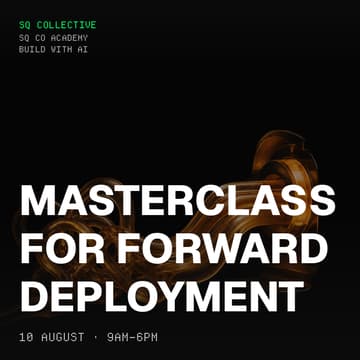 Cover Image for Masterclass for Forward Deployment: Build Production Software with AI