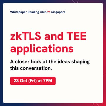 Cover Image for Whitepaper Reading Club: zkTLS and TEE applications