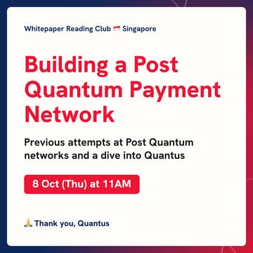 Cover Image for Building a Post Quantum Payment Network