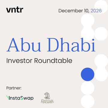Cover Image for VNTR Investor Roundtable Abu Dhabi