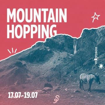 Cover Image for mountain hopping | nostalgia.