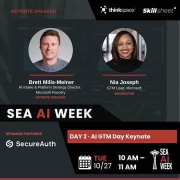 Cover Image for [AI Week] AI GTM Day Keynote: Fireside with Microsoft Foundry's Brett Mills-Meiner & Nia Joseph