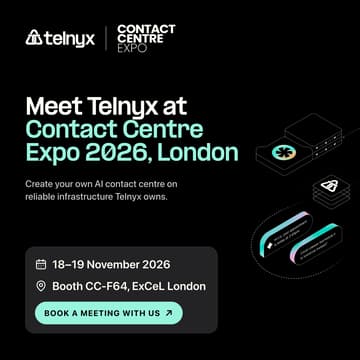 Cover Image for Telnyx at Contact Center Expo 2026