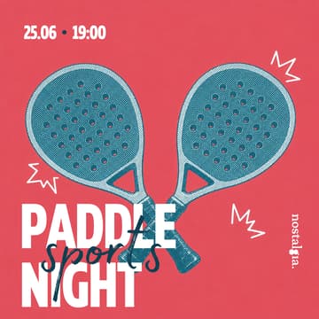 Cover Image for paddle sports night | nostalgia.
