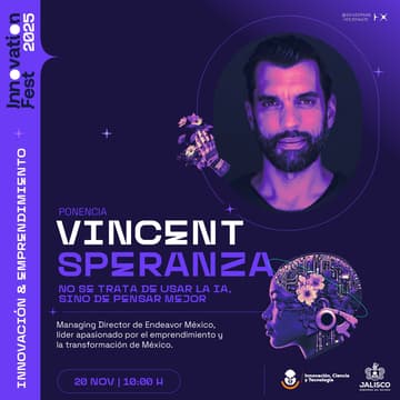 Cover Image for Ponencia Magistral: Vincent Speranza - No se trata de usar IA, sino de pensar mejor