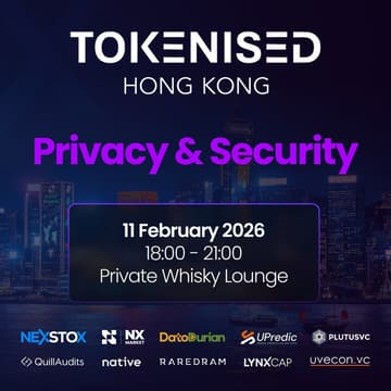 Cover Image for TOKENISED HK DAY 2 - Privacy & Security