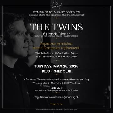 Cover Image for The Twins - 6 Hands Dinner