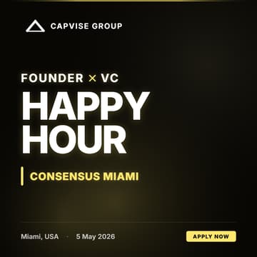 Cover Image for Founder X VC Happy Hour @Consensus Miami🇺🇸 2026