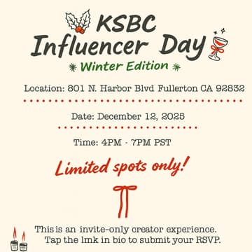 Cover Image for K-SBC Influencer Day for Winter