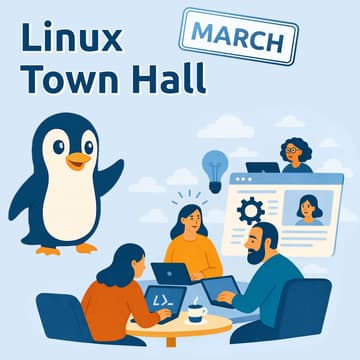 Cover Image for Linux Town Hall - March