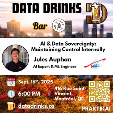 Cover Image for Data Drinks Monthly [MONTREAL]