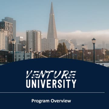 Cover Image for Venture University × TopContenders JPM Week Deep Tech Investor Session Biotech · Pharma · Healthcare · AI-Enabled Deep Tech