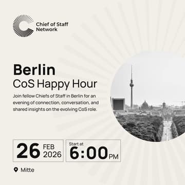 Cover Image for Berlin CoS Happy Hour (Feb 26)