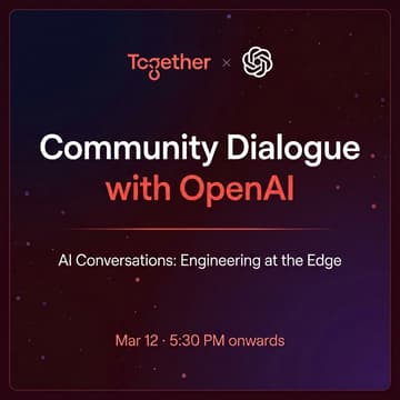 Cover Image for Community Dialogue w/ OpenAI by Together Fund