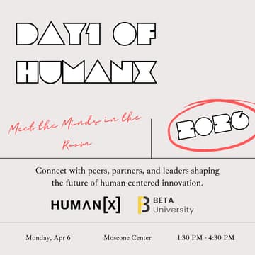 Cover Image for Day 1 of HumanX|Meet the Minds in the Room