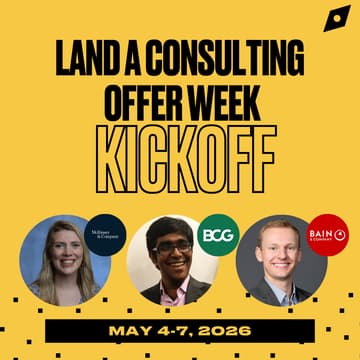 Cover Image for Land a Consulting Offer Week: Kickoff Panel