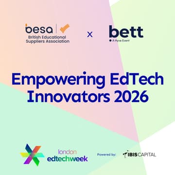 Cover Image for BESA x Bett: Empowering EdTech Innovators 2026 Hosted by Cooley and EDT & Partners