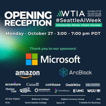 Cover Image for #SeattleAIWeek Opening Reception