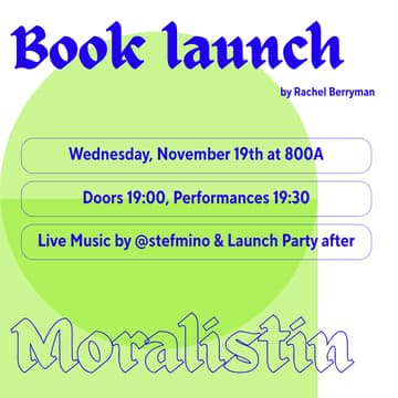 Cover Image for Moralistin Release Party