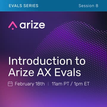 Cover Image for Introduction to Arize AX Evals