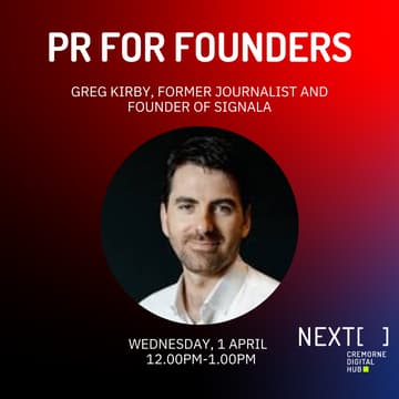 Cover Image for NEXT [Lunch and Learn]: PR for Founders