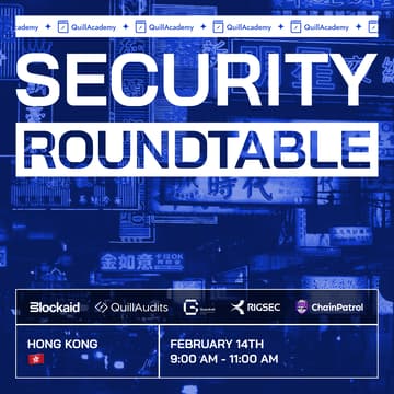 Cover Image for QuillAudits Academy Security Roundtable - Hong Kong