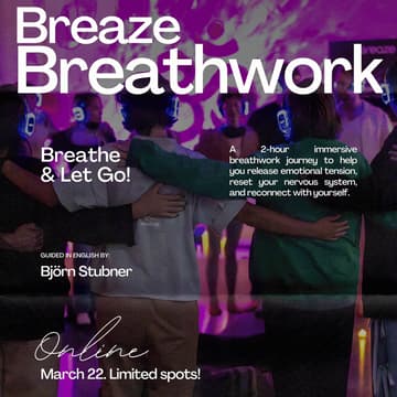 Cover Image for 🎧 Breaze Breathwork (Online - ENG)