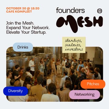 Cover Image for Founders Mesh #20: Founders Networking Event | Back on Land, Bigger Than Ever